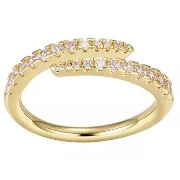Unwritten Jewelry - Unwritten Gold Plated Ring (Size 7) CZ Stylish Fashion Trendy Chic Elegant Shiny